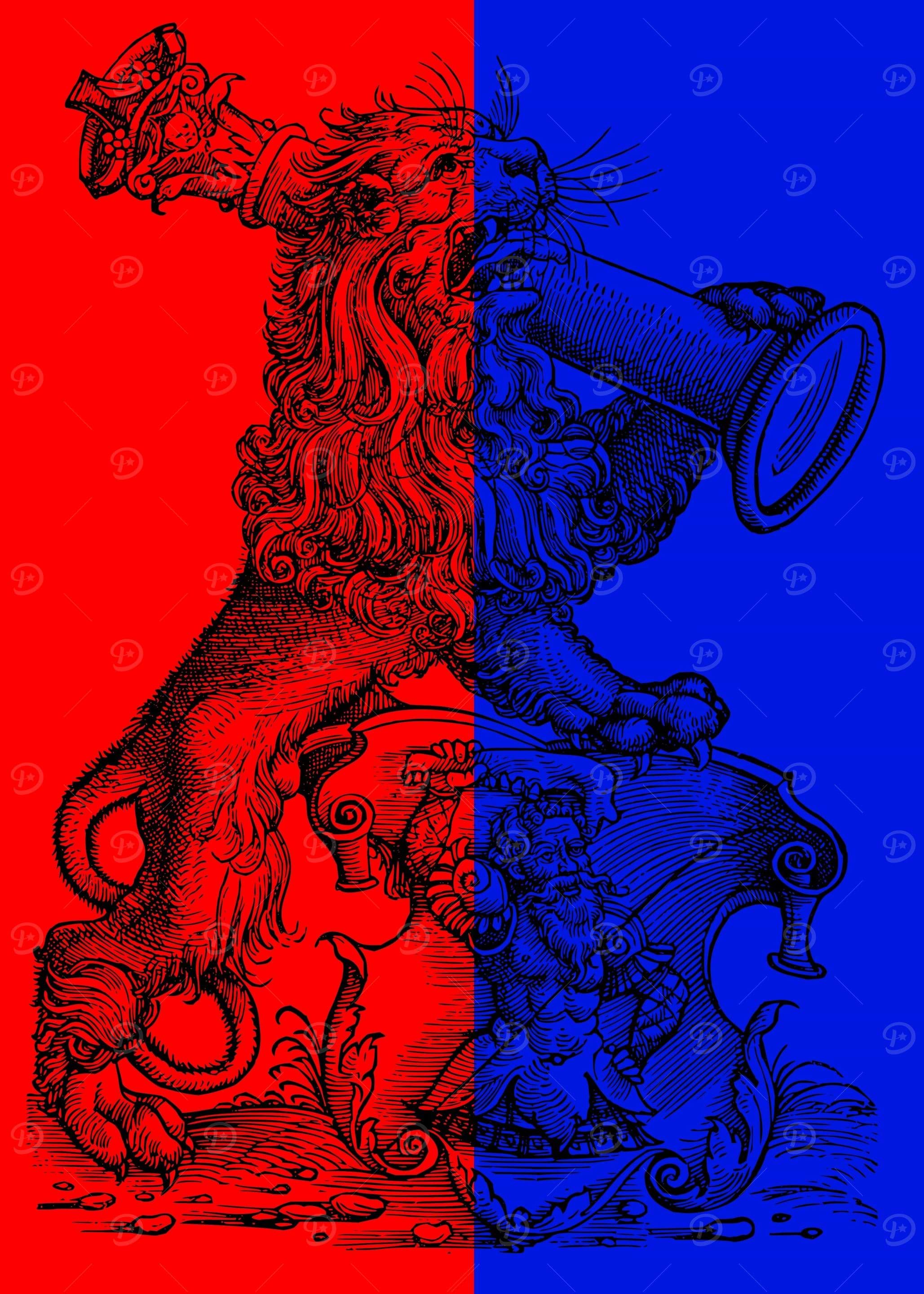 Vintage Lion 3D