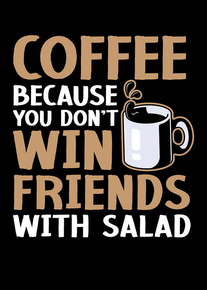 Funny Coffee Drinker