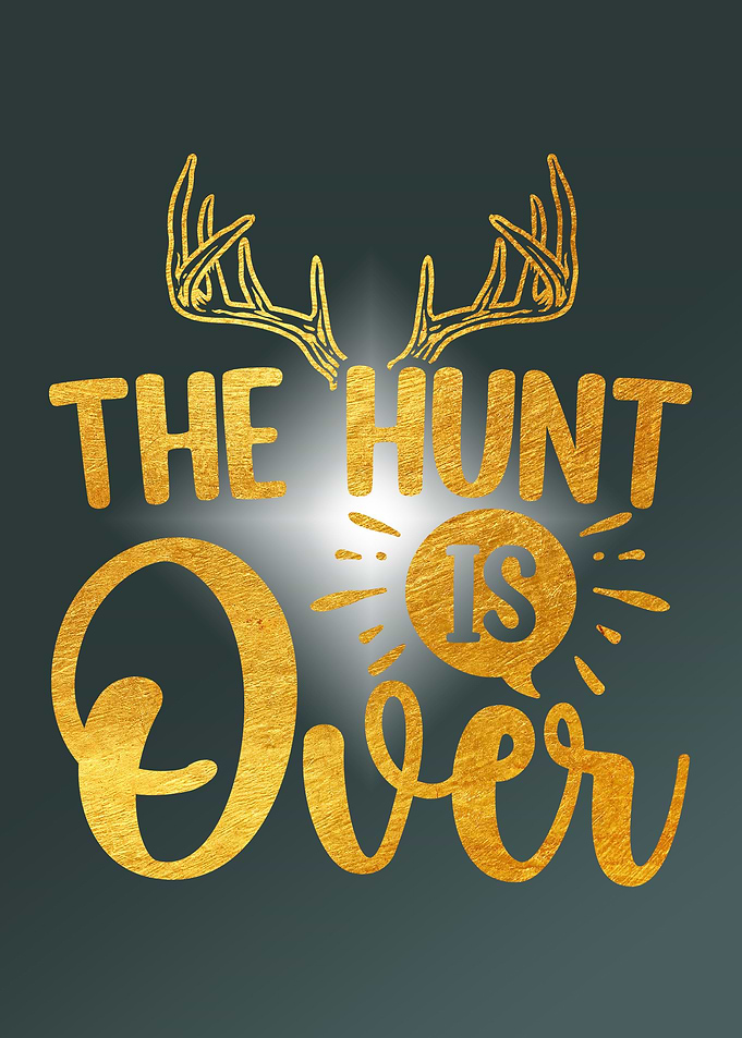 The hunt is over