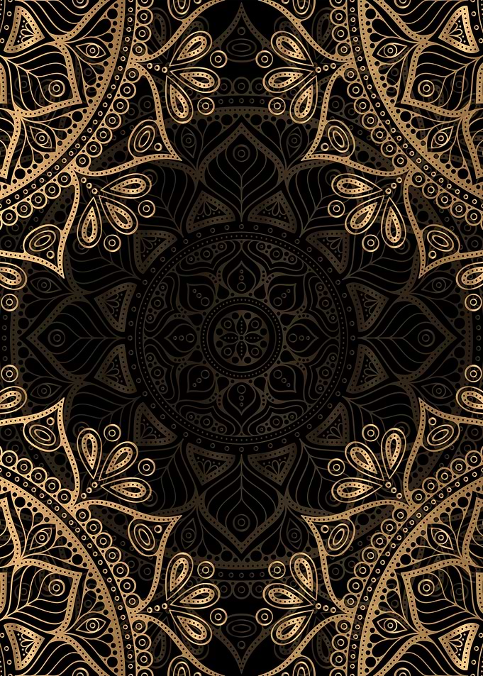 Golden mandala