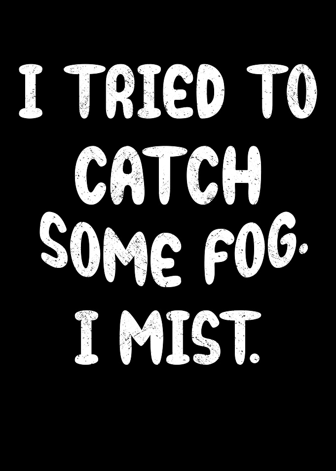 I tried to catch some fog