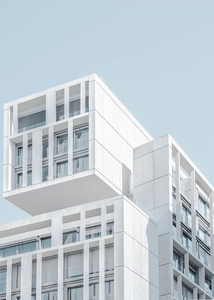 White building