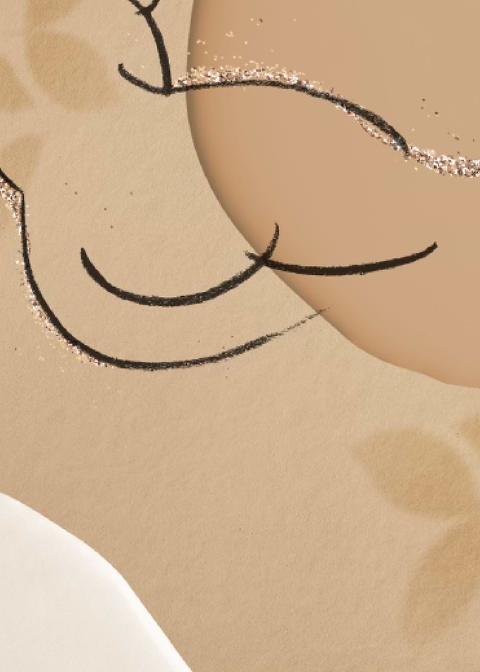 Woman beauty body line art