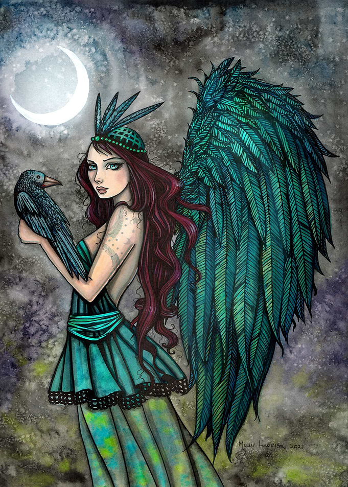 Winter Bird Fairy