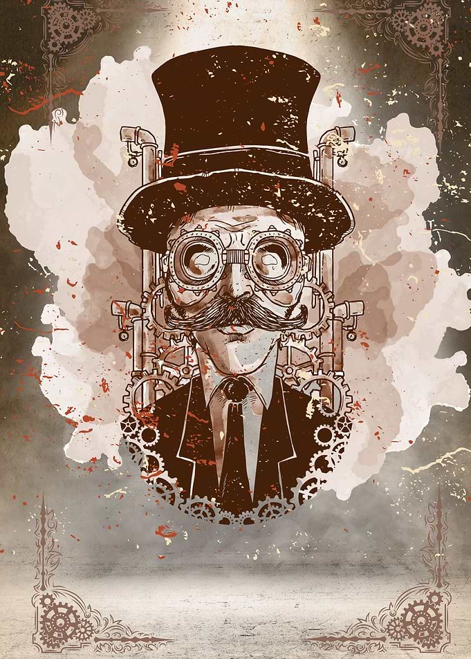 Vintage steampunk doctor