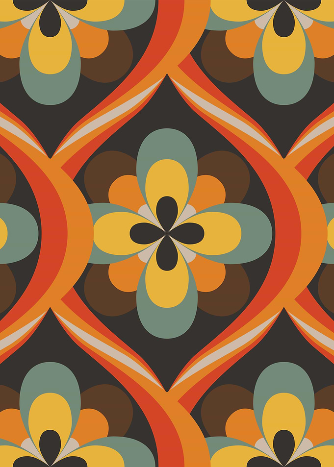 Neat Retro Floral 11