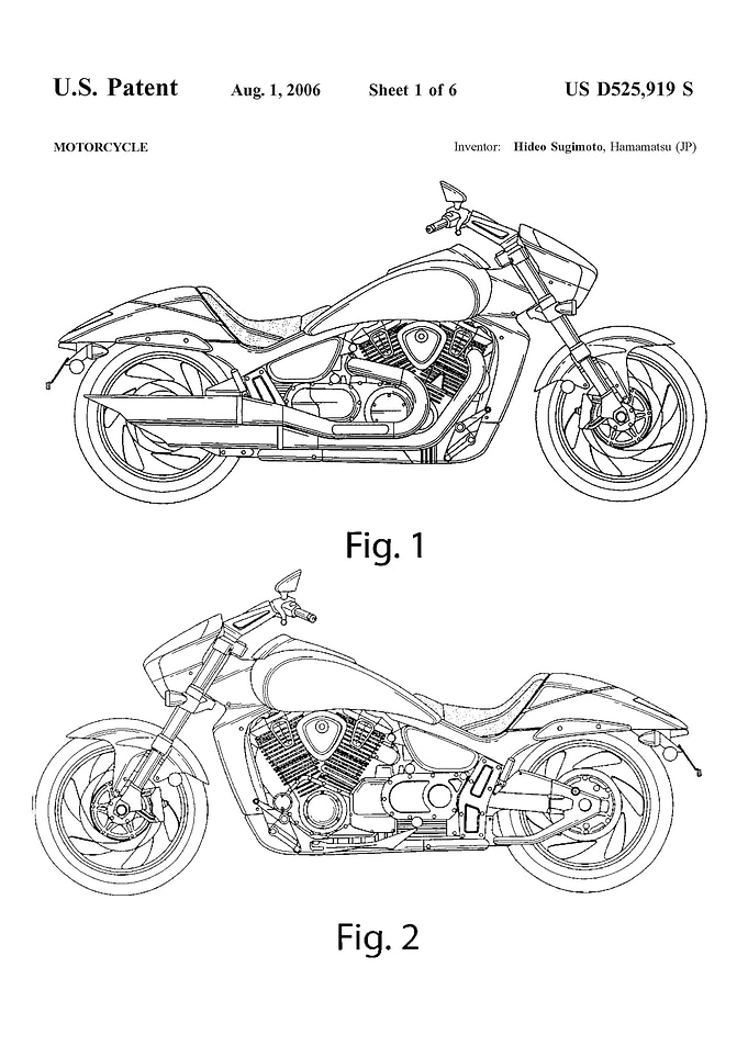 Motorcycle Blueprint