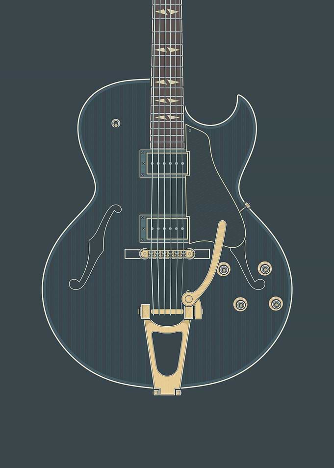 Hollow Body Guitar