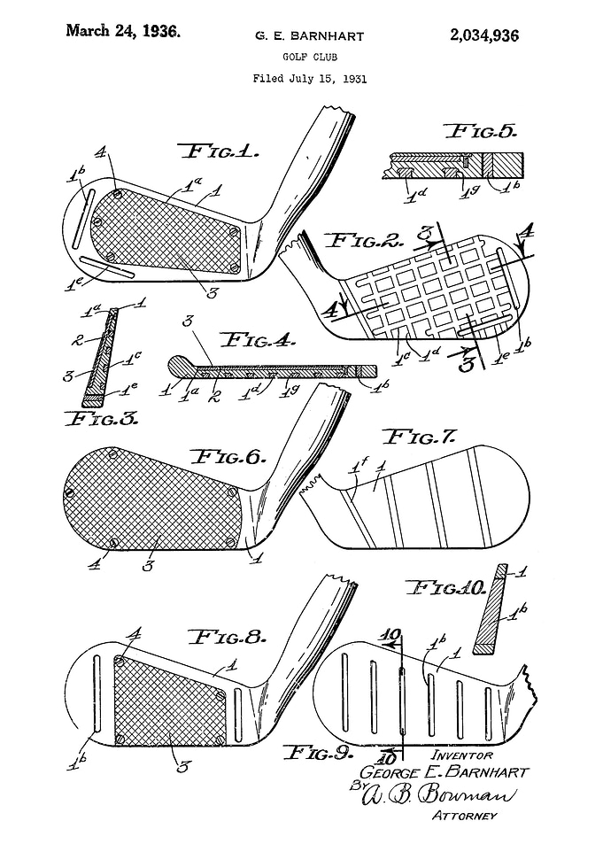 Golf Club Blueprint