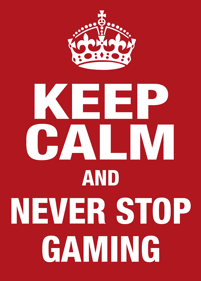 Keep calm and never stop