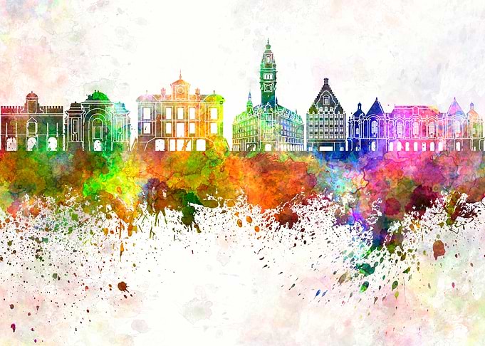 Lille skyline