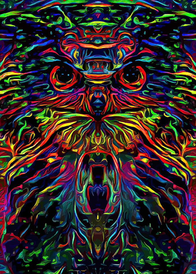 Owl Psy Art