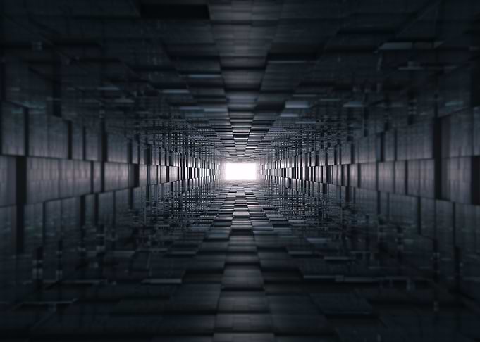 3D Abstract tunnel