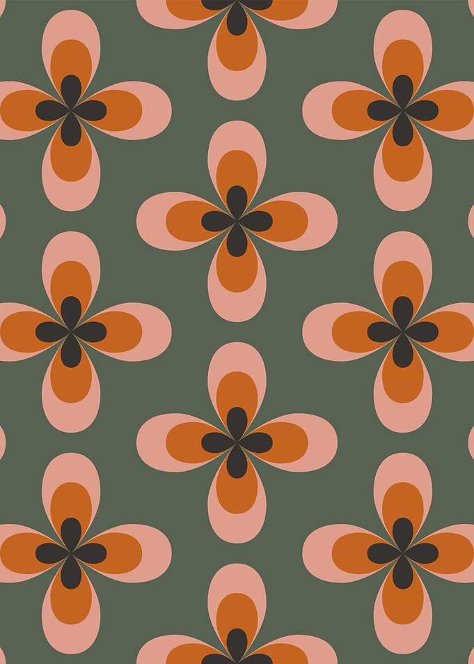 Neat Retro Floral 10