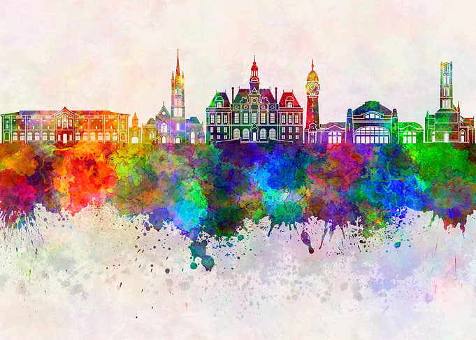 Limoges skyline