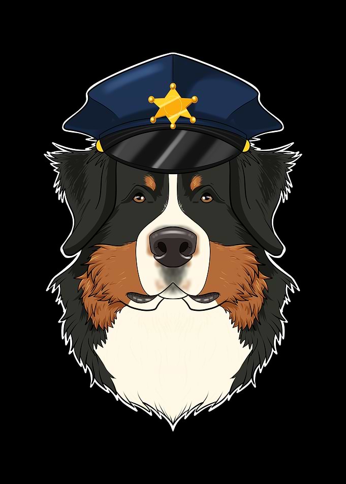 Police Bernese Mountain