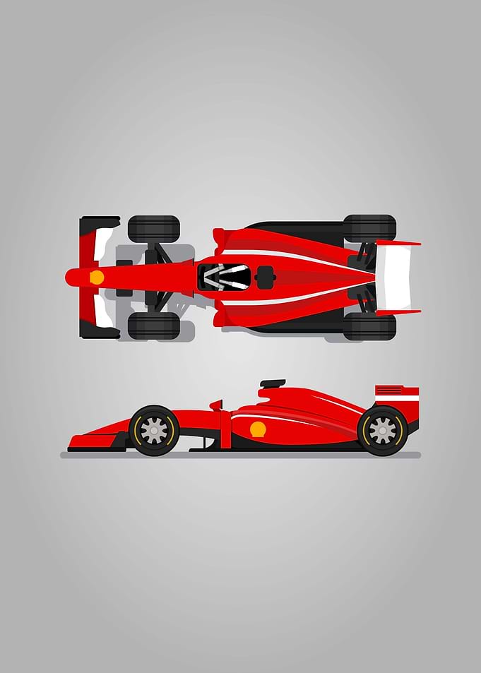 race car illustration