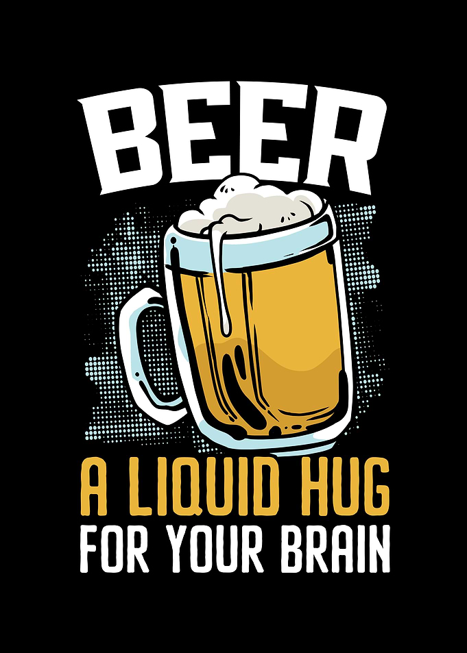 Funny Beer Drinker