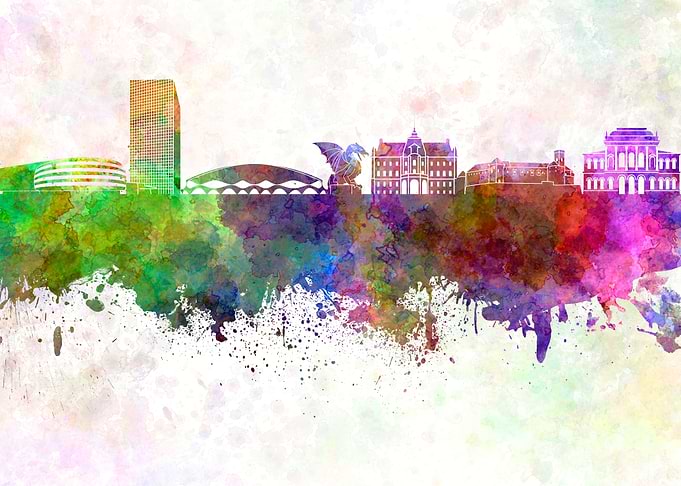 Ljubljana skyline