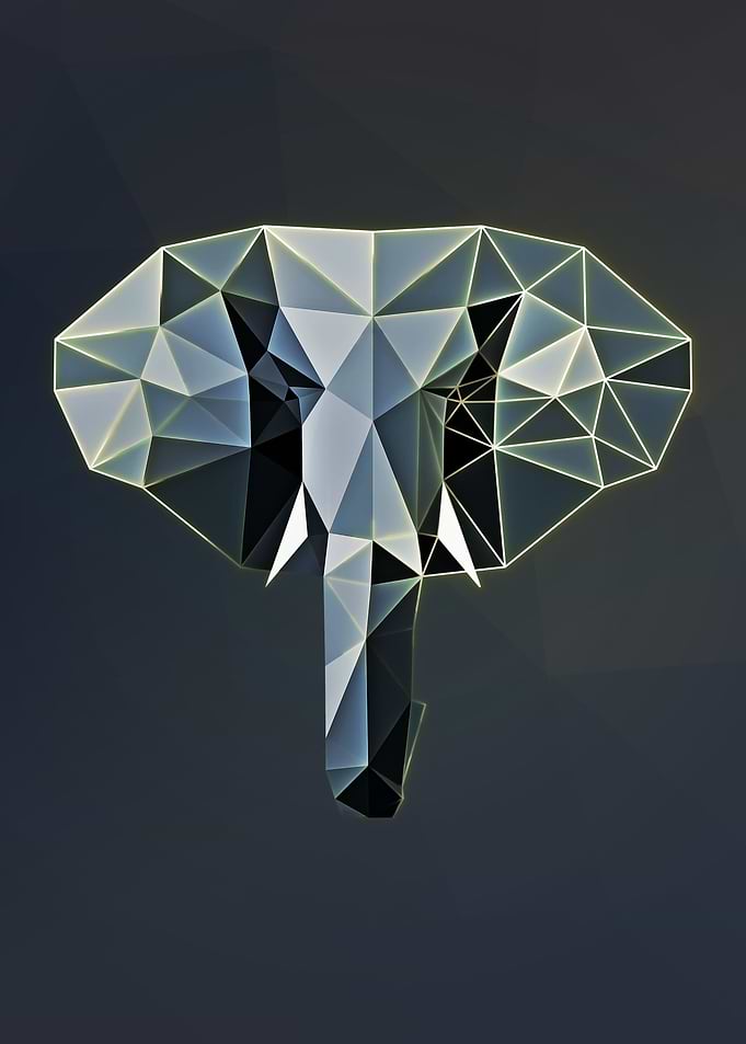 Geometric elephant