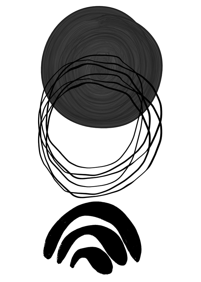 Ink Art one