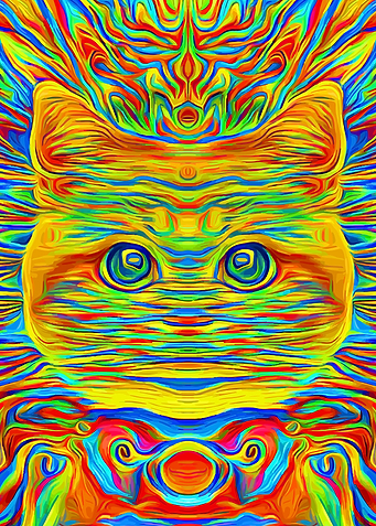 Psychedelic Cat acidic