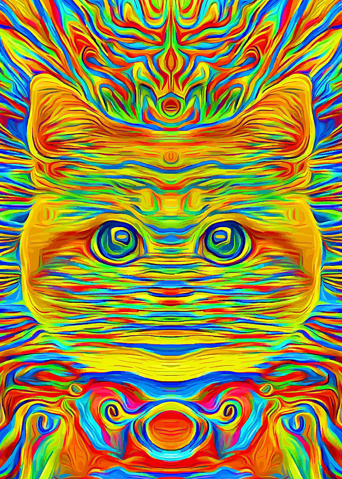 Psychedelic Cat acidic