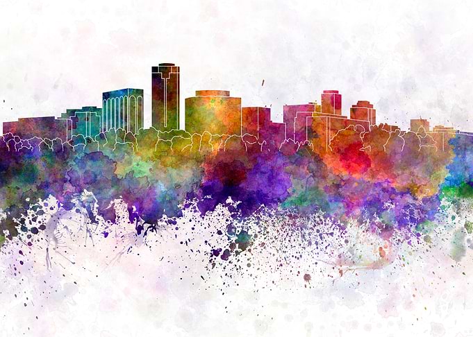 Long Beach skyline