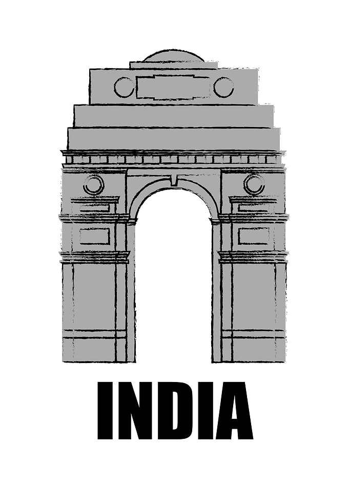 Famous Gate in New Delhi