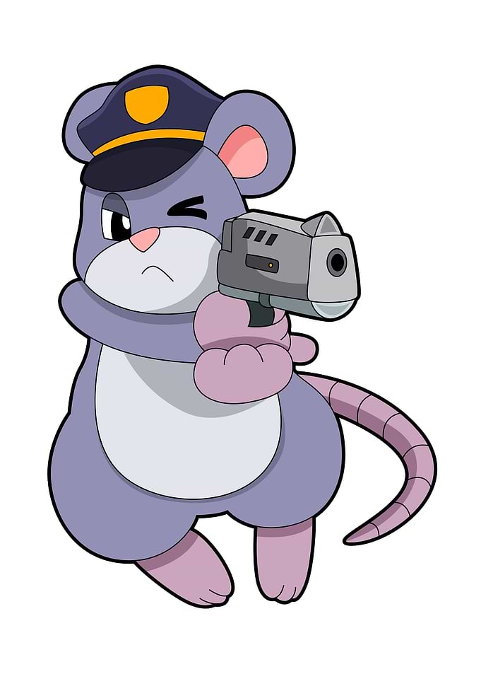 Mouse Police Gun