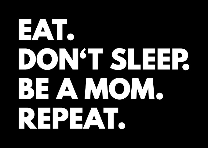 Tired Mom Sleepless Nights