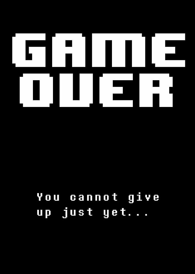 Undertale Game Over