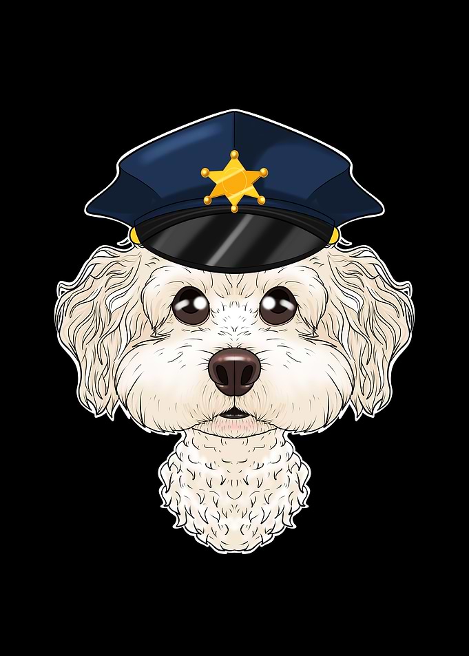 Police Bichon Frise Canine