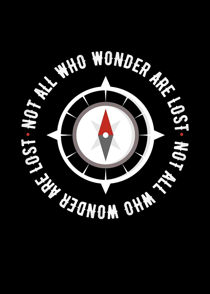 Compass Not All Who Wonder