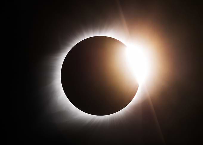 Space Solar Eclipse Planet