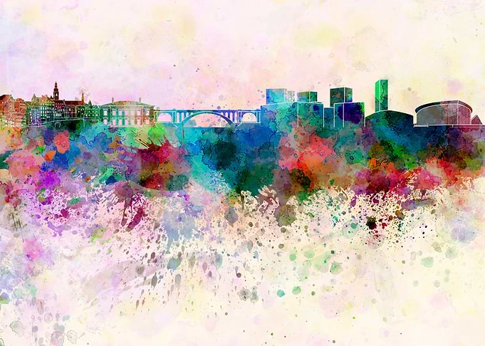 Luxembourg skyline