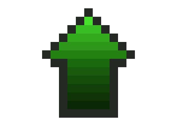 8 bit arrow up isolated gr