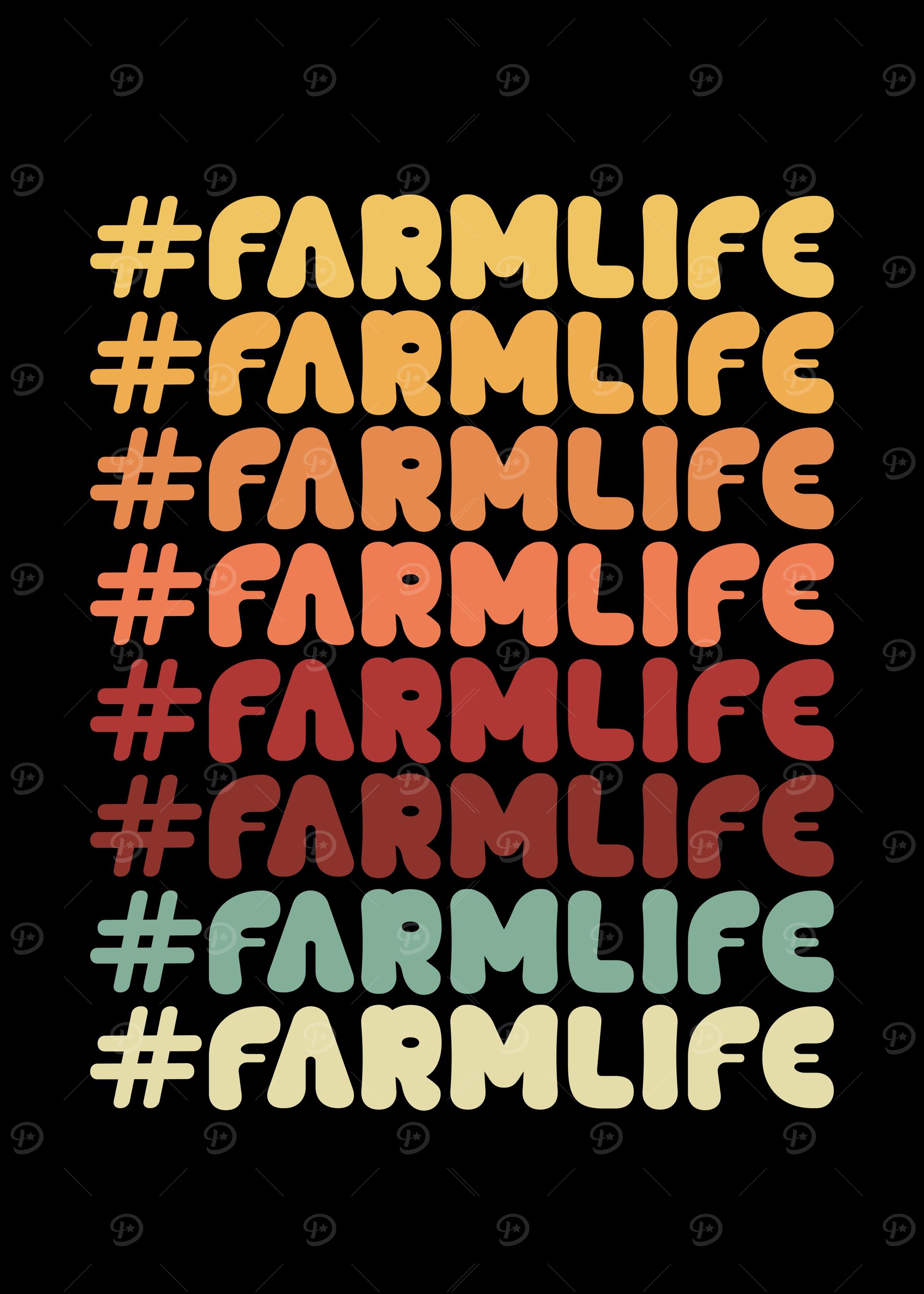 Farmlife is retro vintage