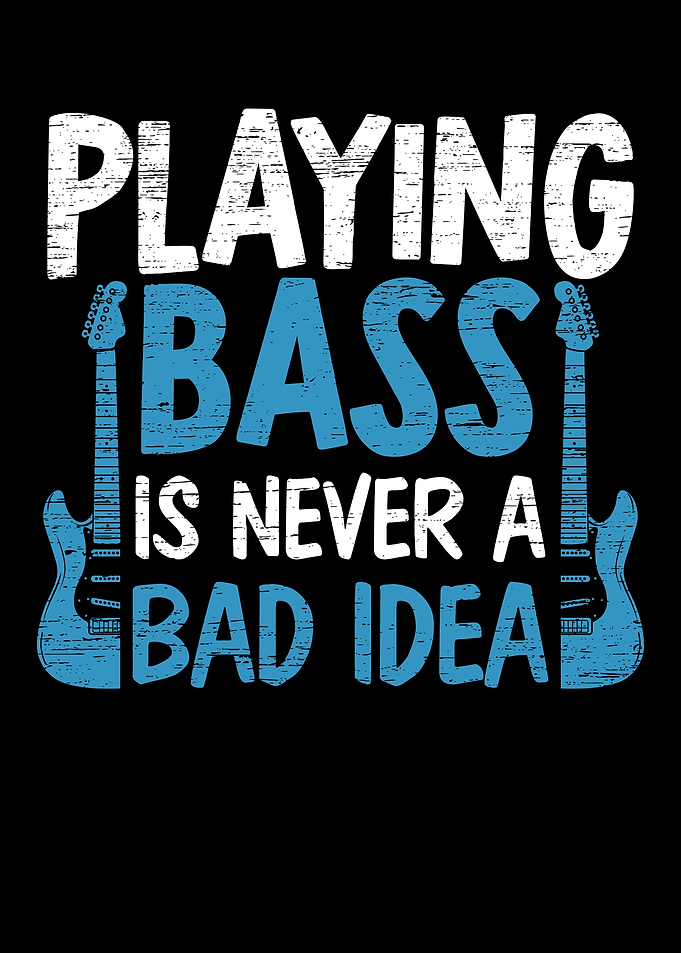 Playing Bass Guitar