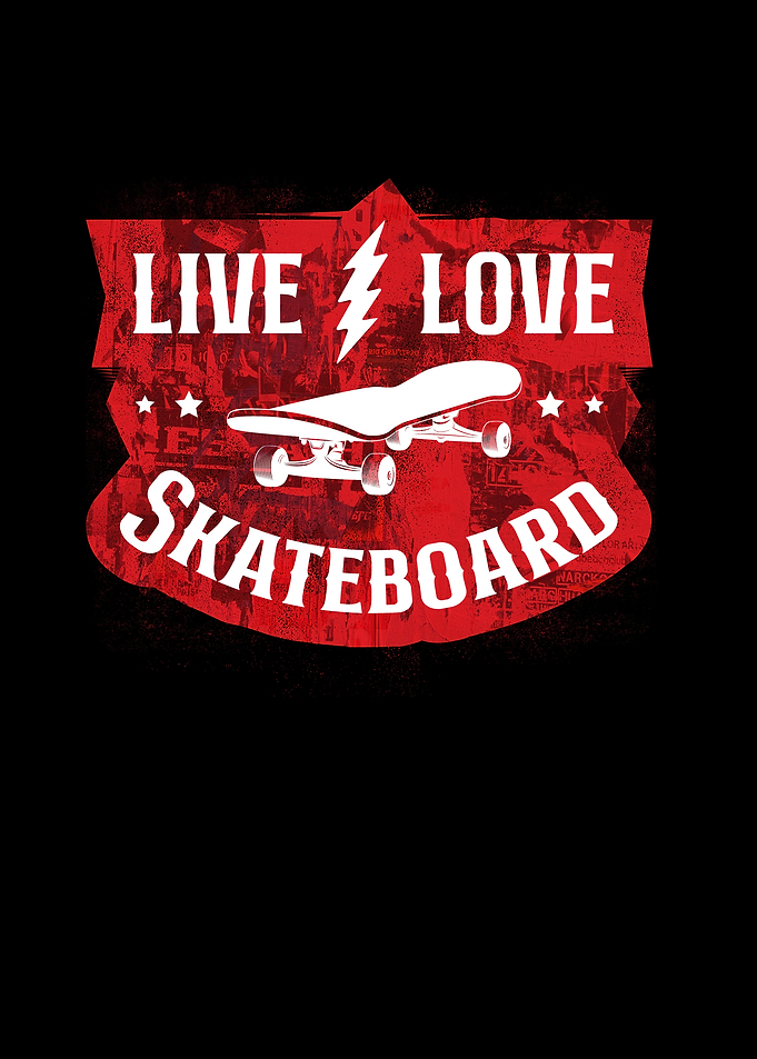 Funny Skateboard Graphic