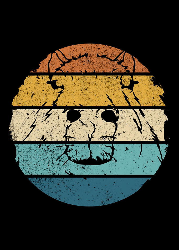 Retro Capybara Vintage