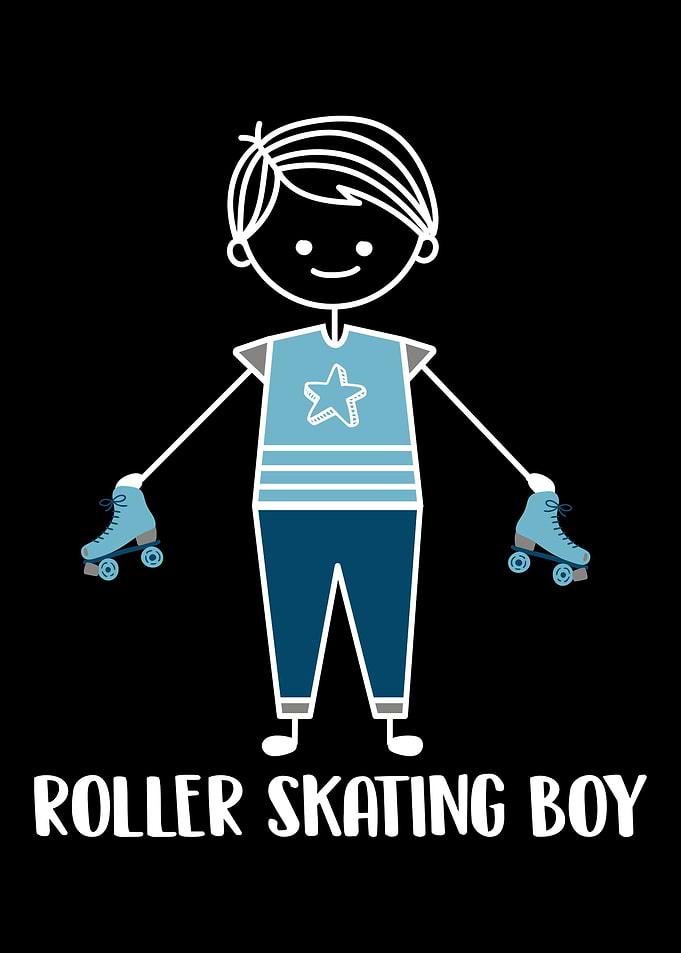 Roller Skating Skater Girl
