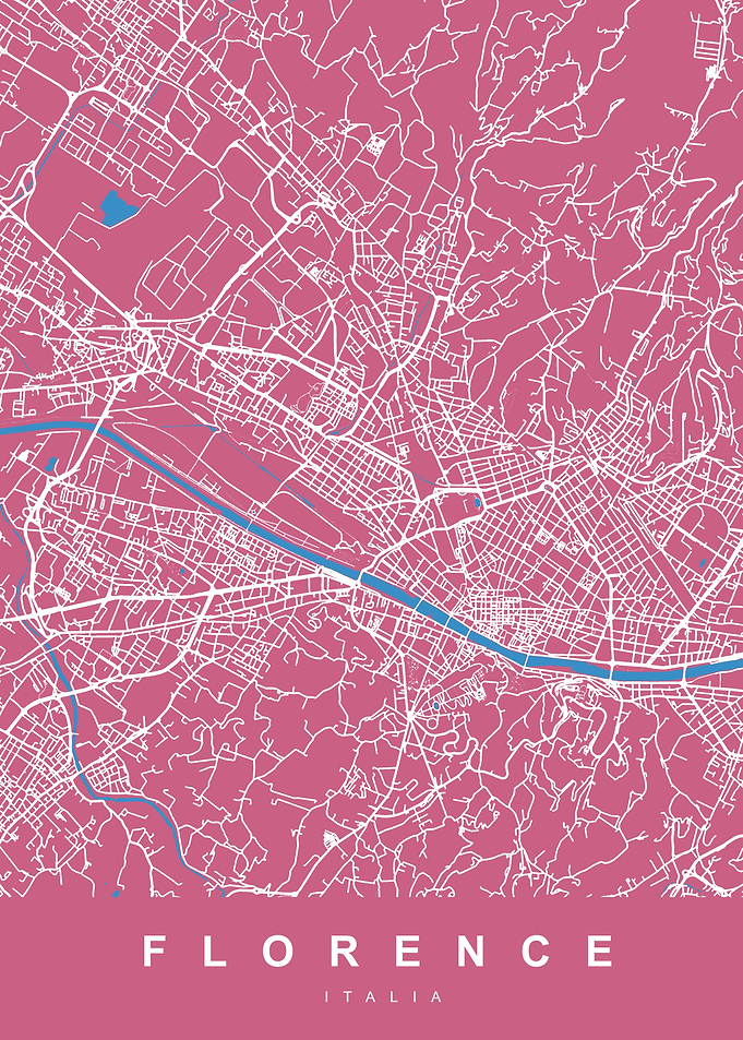 FLORENCE Map ITALY