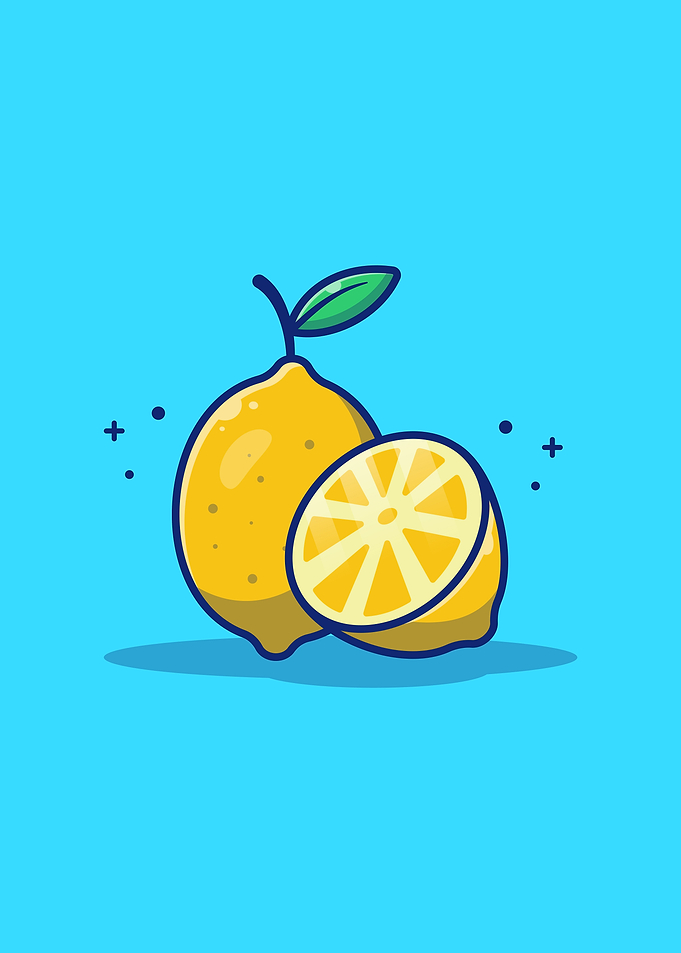 Lemon And Slices Of Lemon