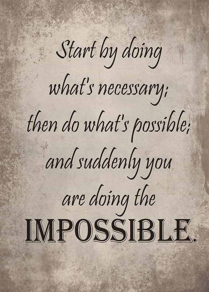 Doing the impossible