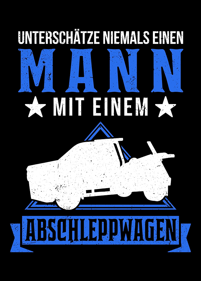 Abschleppwagen Mann Abschl