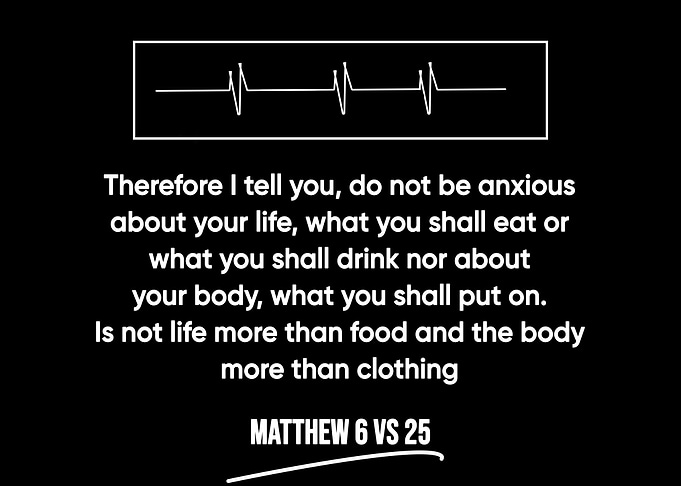 Matthew 6 vs 25