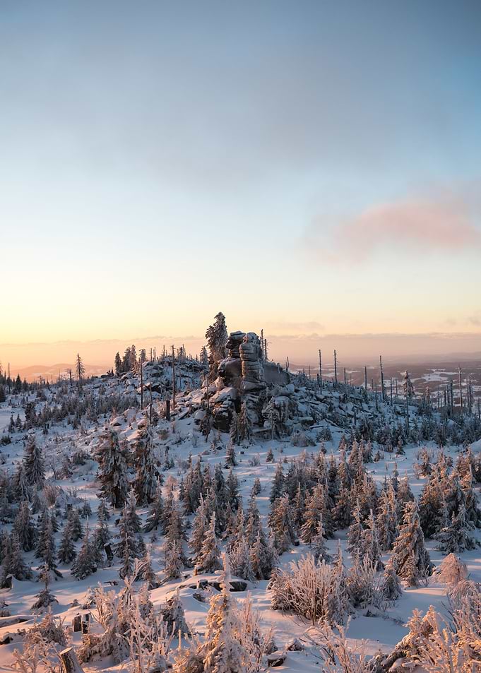 Surise in winter