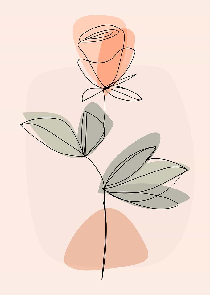 ScandinavianAbstract rose