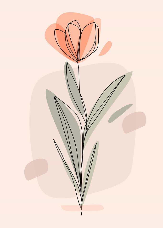 Elegant flower home decor